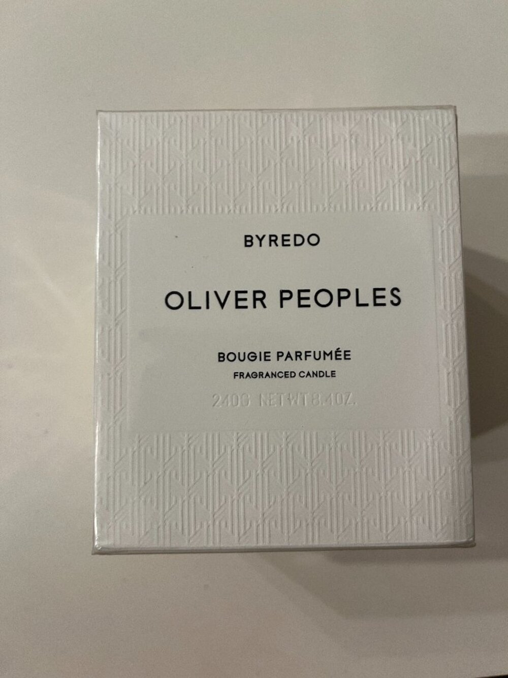BYREDO x Oliver Peoples Limited Ed Candle 8.4 oz SEALED